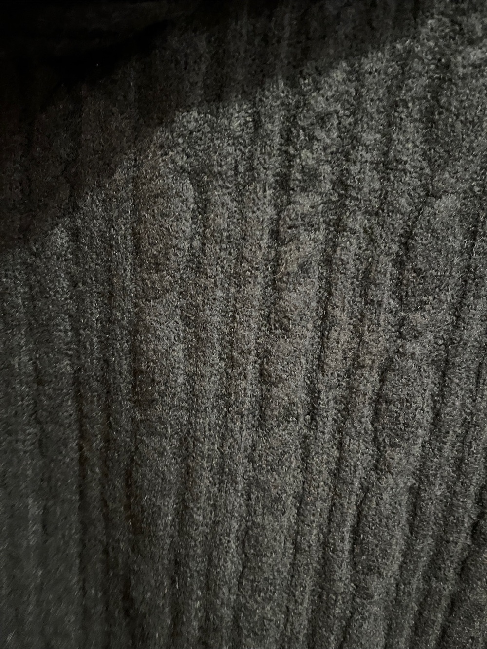 Universal Thread Black Cable-Knit Hooded Zip Cardigan - Picture 6 of 6